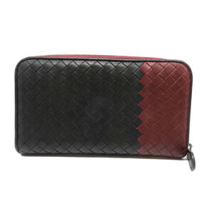 Bottega Veneta two long zipper wallet s round